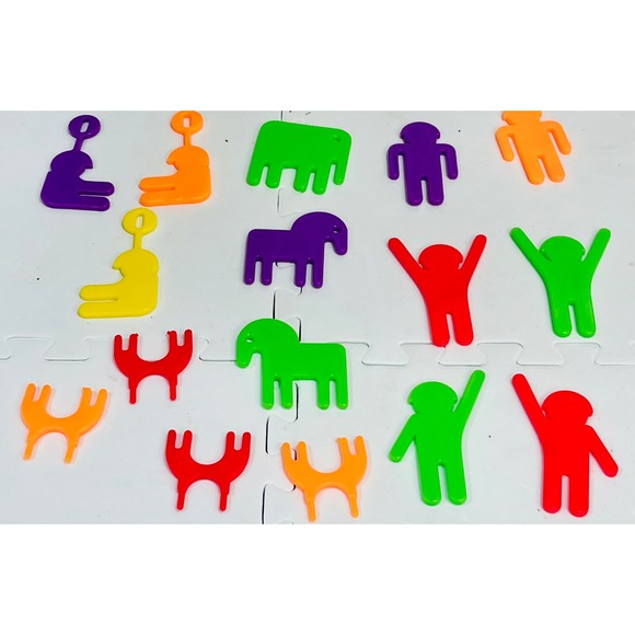 Discovery toys Gears Go Round vintage 101 pc building toy QUERCETTI Italy 4-8 yr - Picture 4 of 13